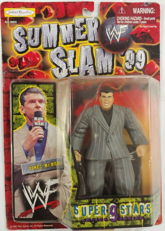 1999 WWF Jakks Pacific Superstars Series 9 Vince McMahon Action & Toy Figures PWcatalog
