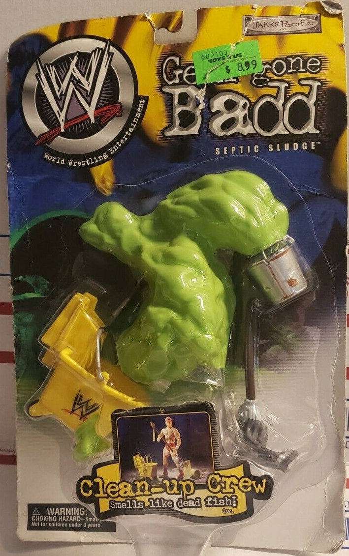 WWE Jakks Pacific Septic Sludge 2 "Gear Gone Badd" Clean-Up Crew