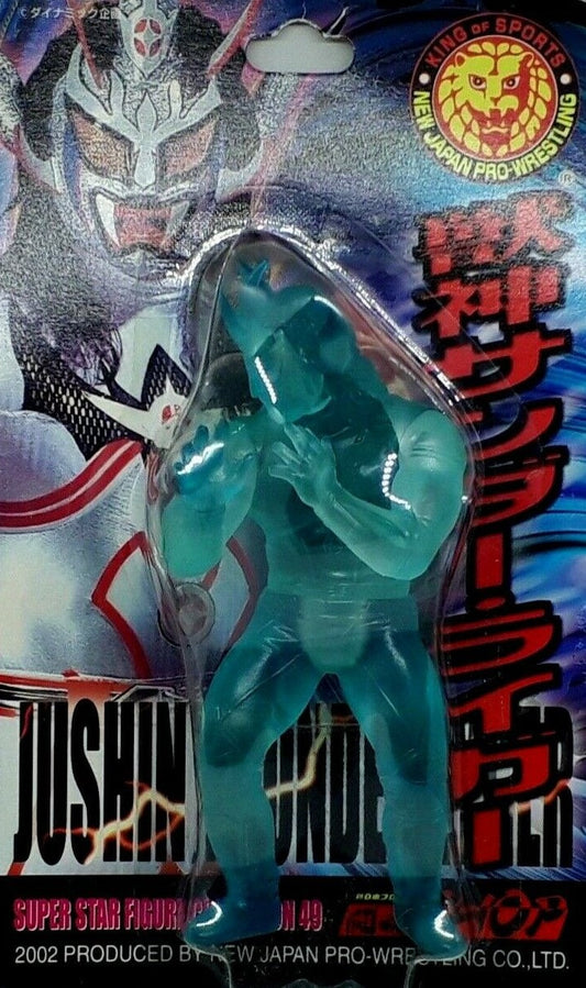 NJPW CharaPro Super Star Figure Collection 49 Jushin "Thunder" Liger [Clear Blue Edition]