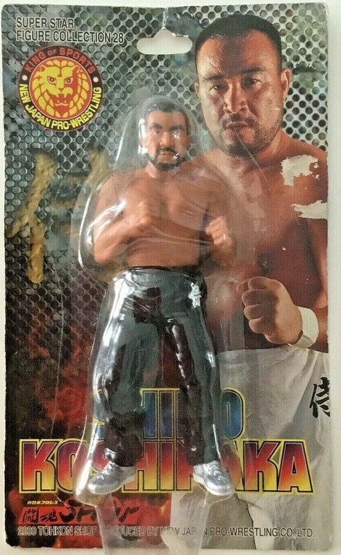 NJPW CharaPro Super Star Figure Collection 28 Shiro Koshinaka [With Black Pants]