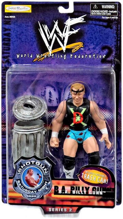 1999 WWF Jakks Pacific Shotgun Saturday Night Series 2 B.A. Billy Gunn