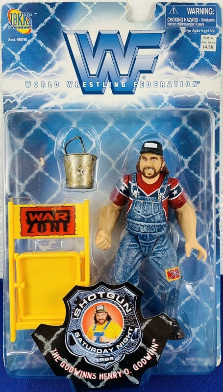 1998 WWF Jakks Pacific Shotgun Saturday Night Series 1 Henry O. Godwinn Action & Toy Figures PWcatalog