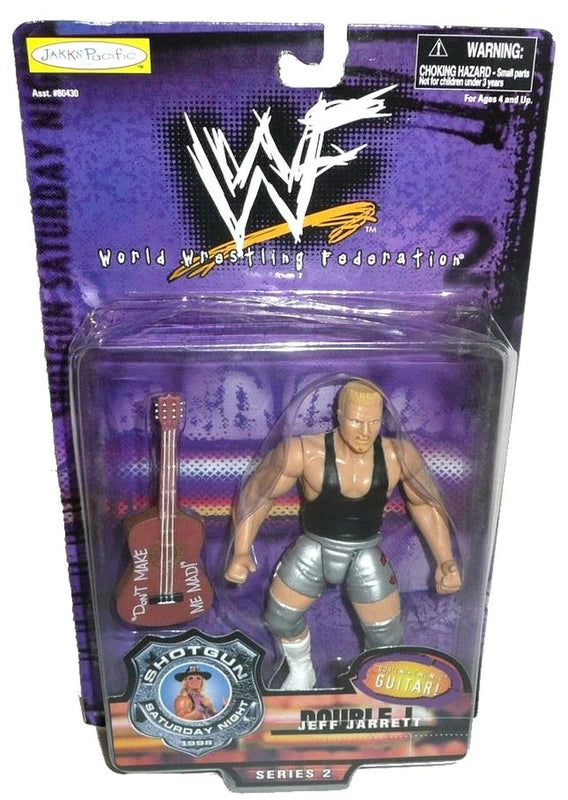 1999 WWF Jakks Pacific Shotgun Saturday Night Series 2 "Double J" Jeff Jarrett Action & Toy Figures PWcatalog