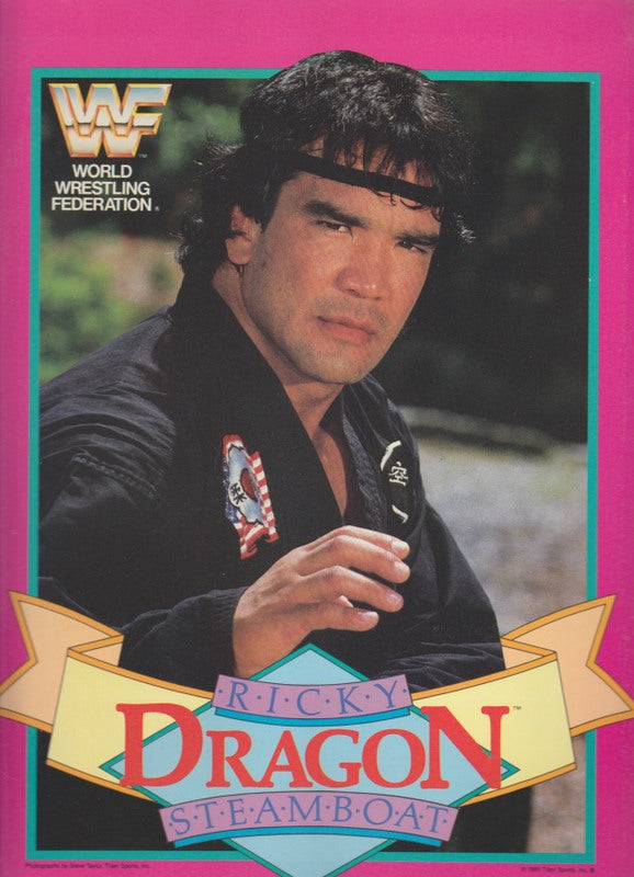 1985 Ricky the Dragon Steamboat school folder PW Catalog