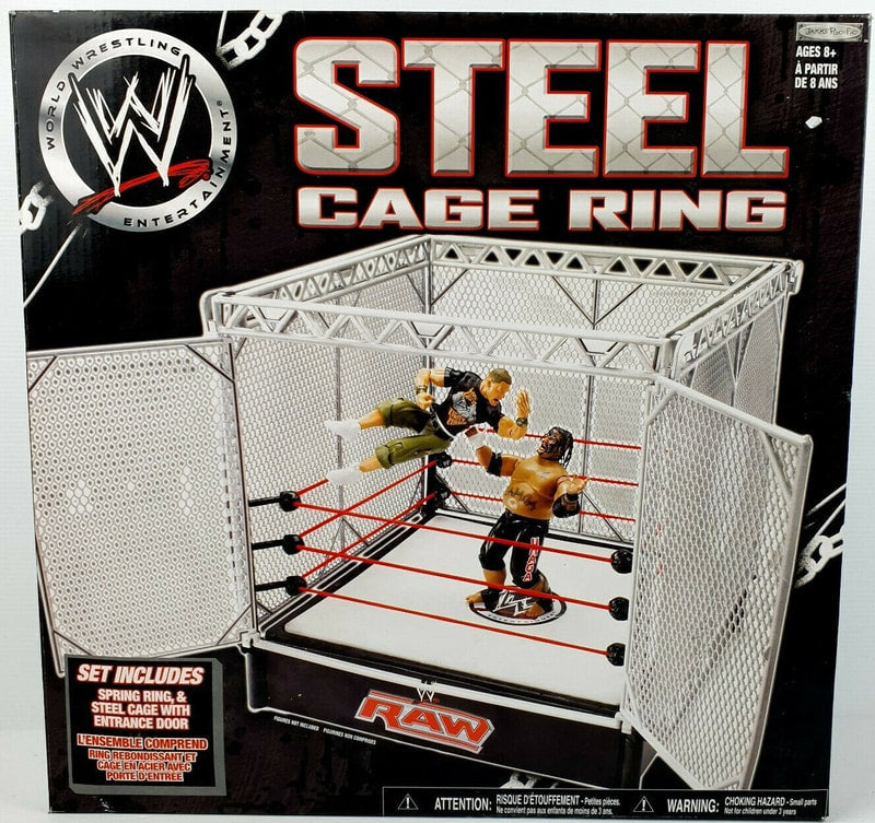 WWE Jakks Pacific Steel Cage Ring Action & Toy Figures PWcatalog