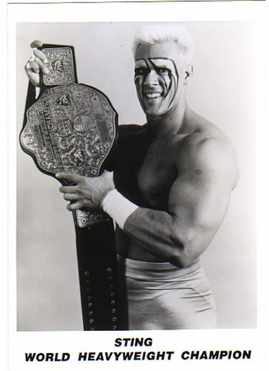 NWA CHAMPION Sting Vintage 5x7