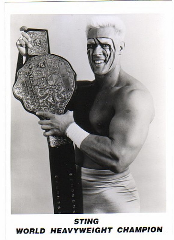 NWA CHAMPION Sting vintage 5x7 