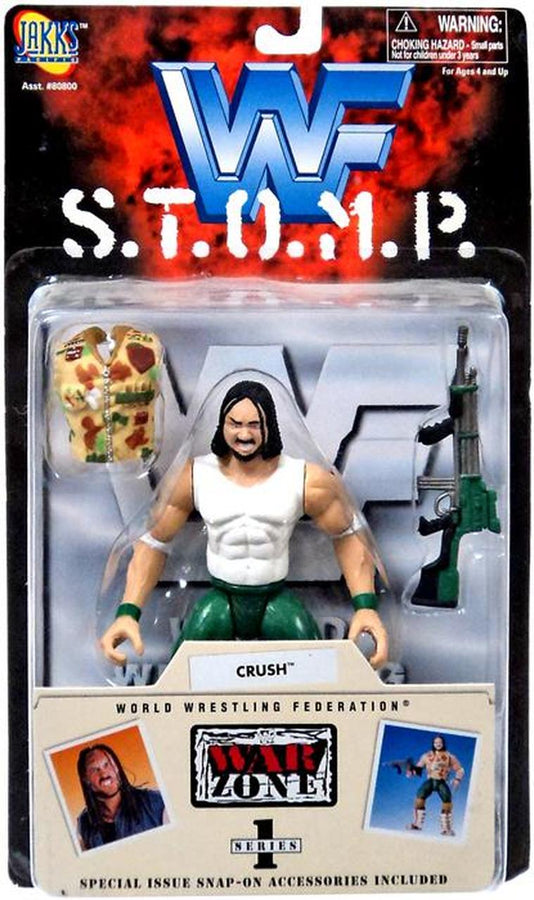 1998 WWF Jakks Pacific S.T.O.M.P. Series 1 Crush Action & Toy Figures PWcatalog