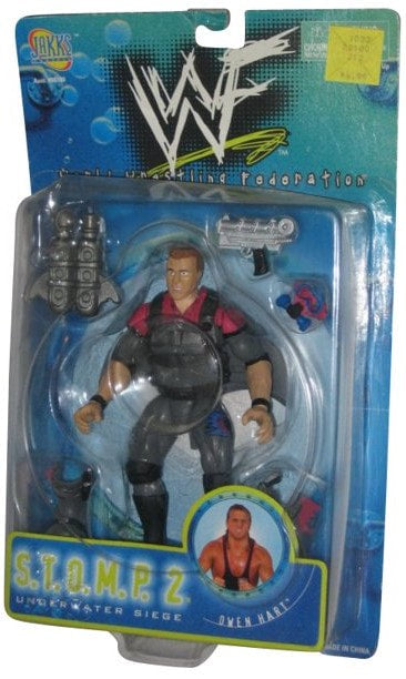 1998 WWF Jakks Pacific S.T.O.M.P. Series 2 Owen Hart Action & Toy Figures PWcatalog