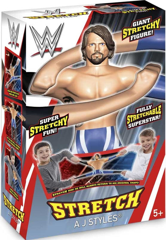 WWE Character Options Full Size Stretch Wrestlers Stretch AJ Styles [With Blue Tights, Exclusive]