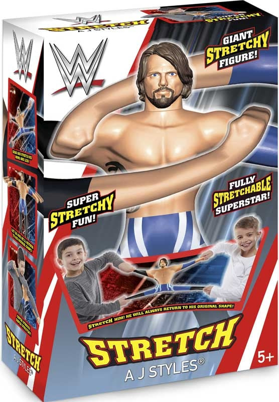 WWE Character Options Full Size Stretch Wrestlers Stretch AJ Styles [With Blue Tights, Exclusive] Action & Toy Figures PWcatalog