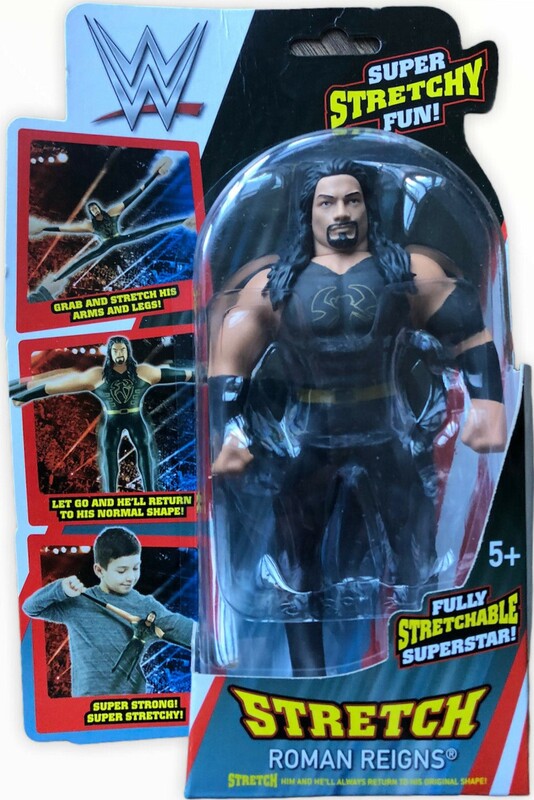 WWE Character Options Mini Stretch Wrestlers 1 Stretch Roman Reigns [Exclusive] Action & Toy Figures PWcatalog