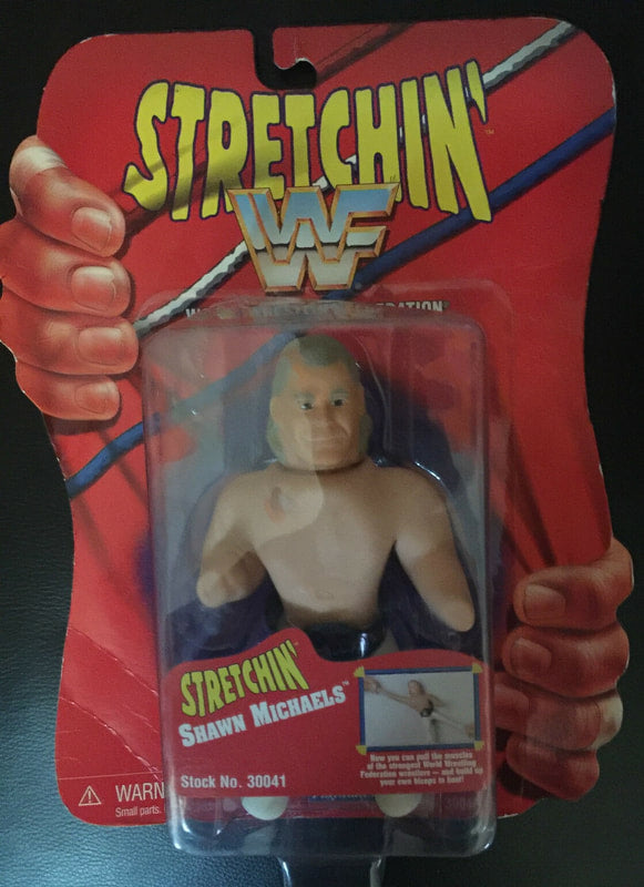 WWF Playmates Toys Stretchin' Shawn Michaels Action & Toy Figures PWcatalog
