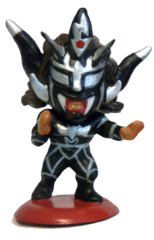 CharaPro Mini Big Heads/Pro-Kaku Heroes Strong Style Prerelease Jyushin Thunder Liger [With Black & Silver Gear]