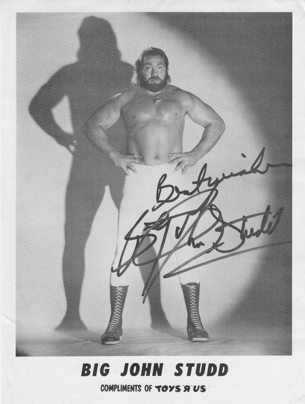 WWF-Promo-Photos1985-LJN/Toys-R-Us-Big-John-Studd-pre-printed-autograph-