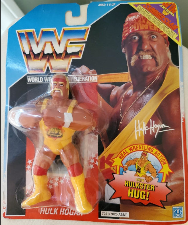 WWF Hasbro 2 Hulk Hogan with Hulkster Hug!