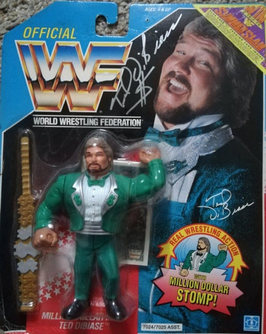 WWF Hasbro 2 Million Dollar Man Ted DiBiase with Million Dollar Stomp! - image 2