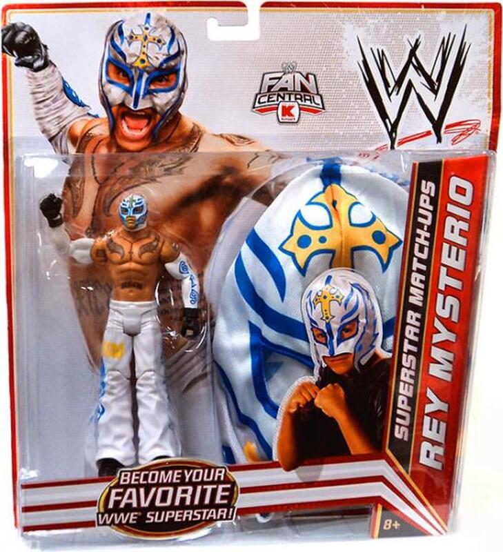 WWE Mattel Superstar Match-Ups 2 Rey Mysterio [With Blue & White Mask] Action & Toy Figures PWcatalog
