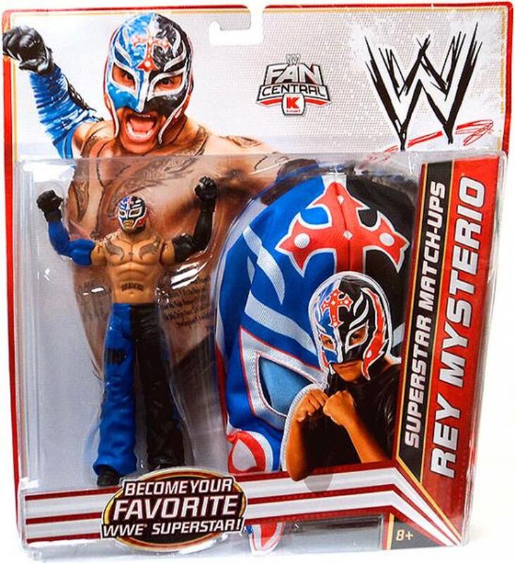 WWE Mattel Superstar Match-Ups 2 Rey Mysterio [With Blue & Black Mask] Action & Toy Figures PWcatalog