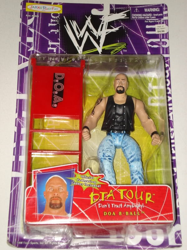 1999 WWF Jakks Pacific DTA Tour Series 1 DOA 8-Ball [Exclusive] Action & Toy Figures PWcatalog