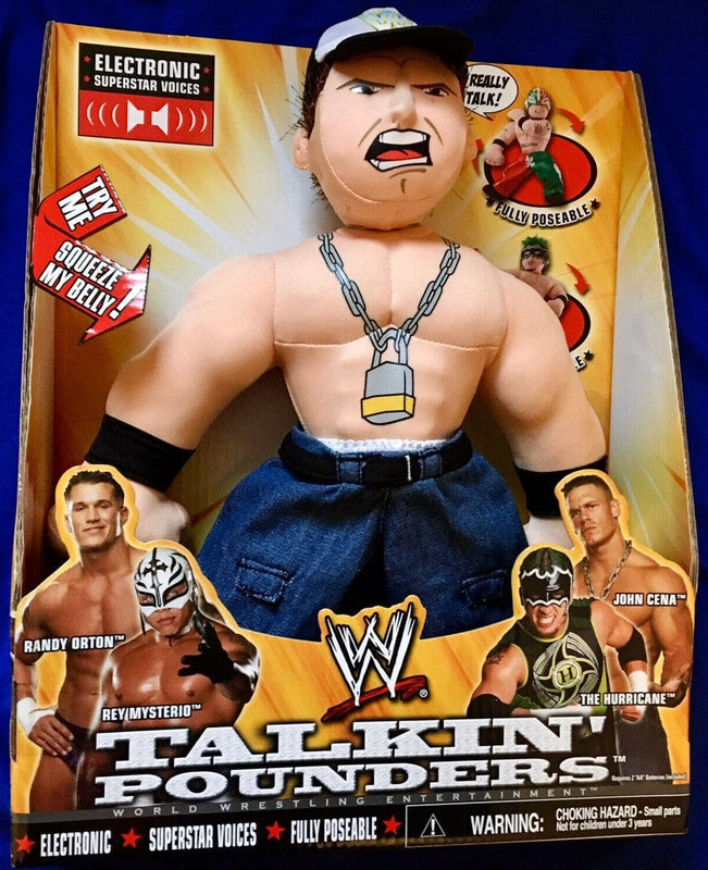 WWE Jakks Pacific Talkin' Pounders John Cena