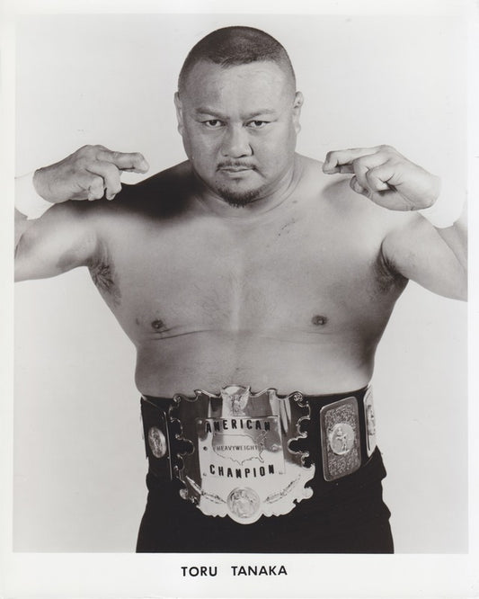 1971 NWA AMERICAN CHAMPION Toru Tanaka Vintage 8x10 Promo Photo