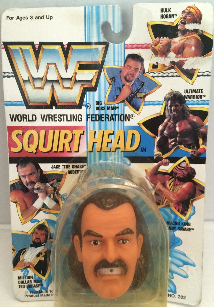 WWF Multi Toys Squirt Heads Jake "The Snake" Roberts