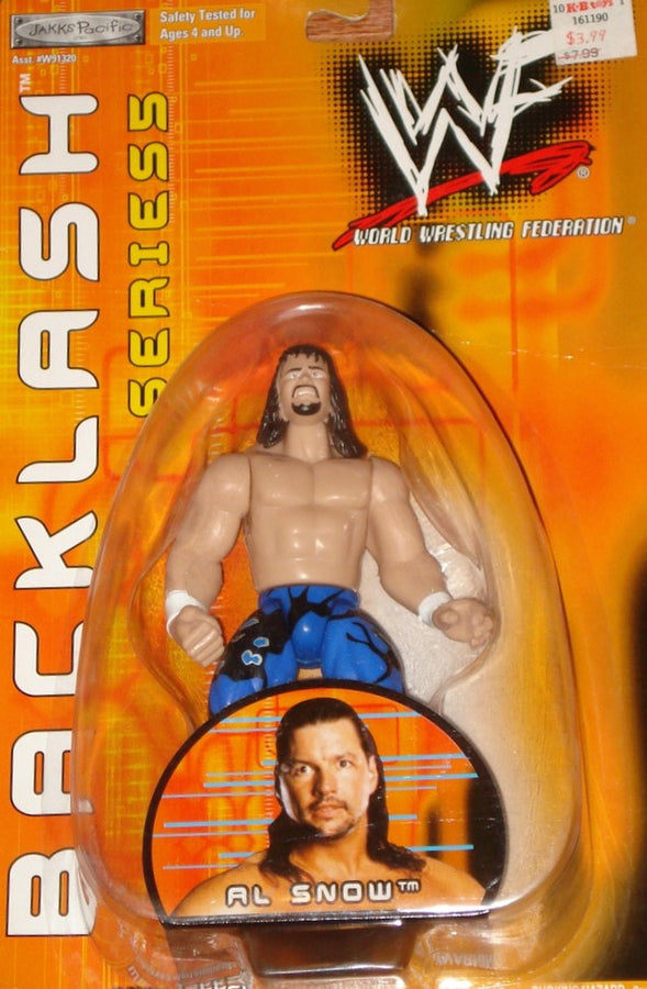 2001 WWF Jakks Pacific Backlash Series 5 Al Snow [Exclusive] Action & Toy Figures PWcatalog