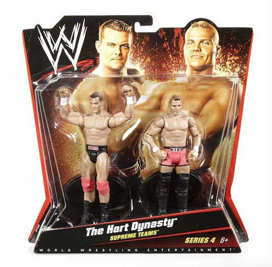 WWE Mattel Battle Packs 4 The Hart Dynasty