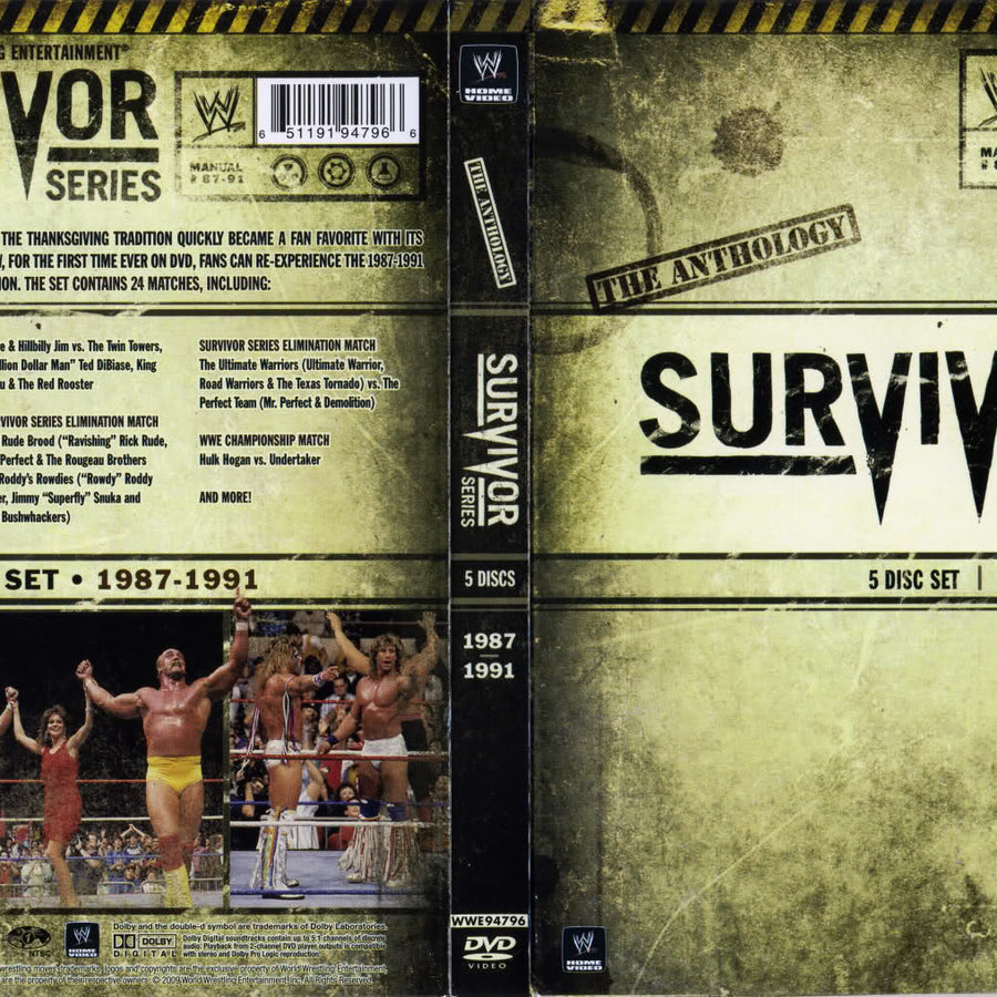 the anthology survivor series 1987 1991 DVDs & Videos Pwcatalog