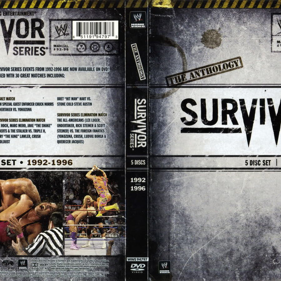 the anthology survivor series 1992 1996 DVDs & Videos Pwcatalog