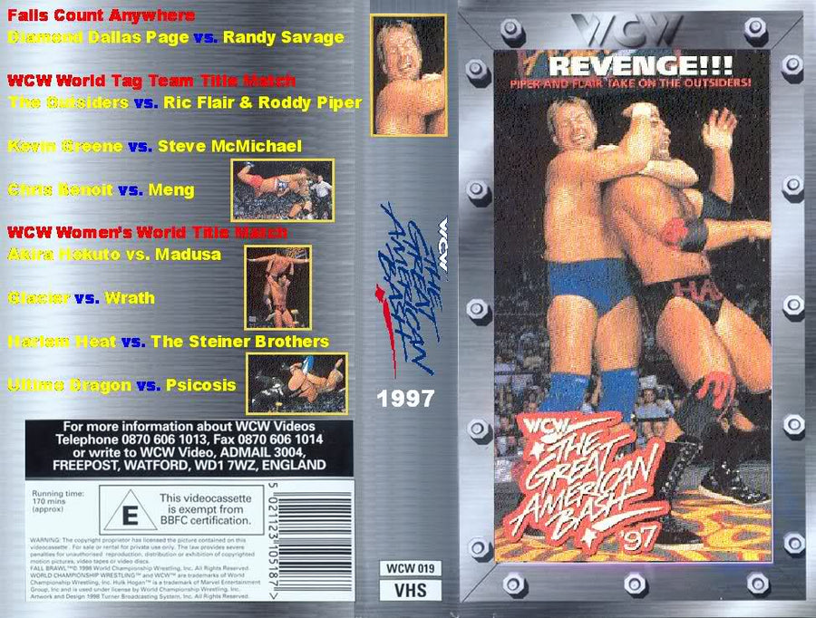 the great american bash 1997 DVDs & Videos Pwcatalog