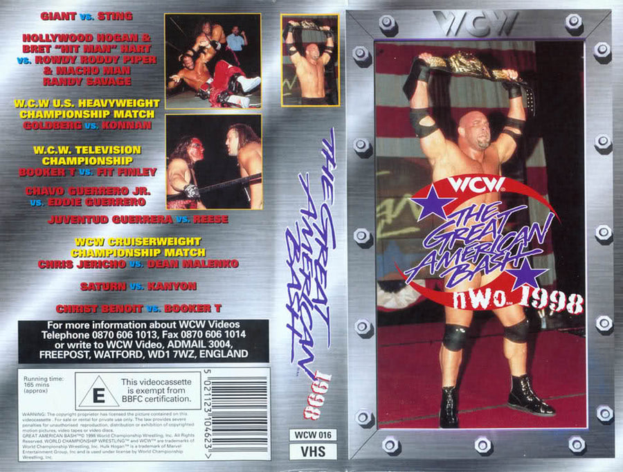 the great american bash 1998 DVDs & Videos Pwcatalog