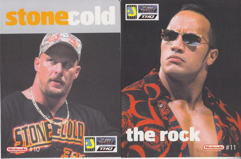 2000 Nintendo/THQ WWF set (16) approx 2017 value:$50 PW Catalog