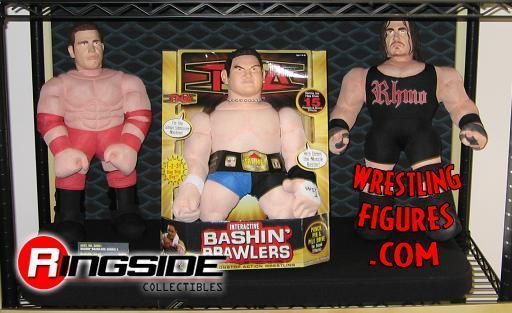 TNA/Impact Wrestling Marvel Toys Bashin' Brawlers Unreleased/Prototype AJ Styles & Rhyno [Unreleased]