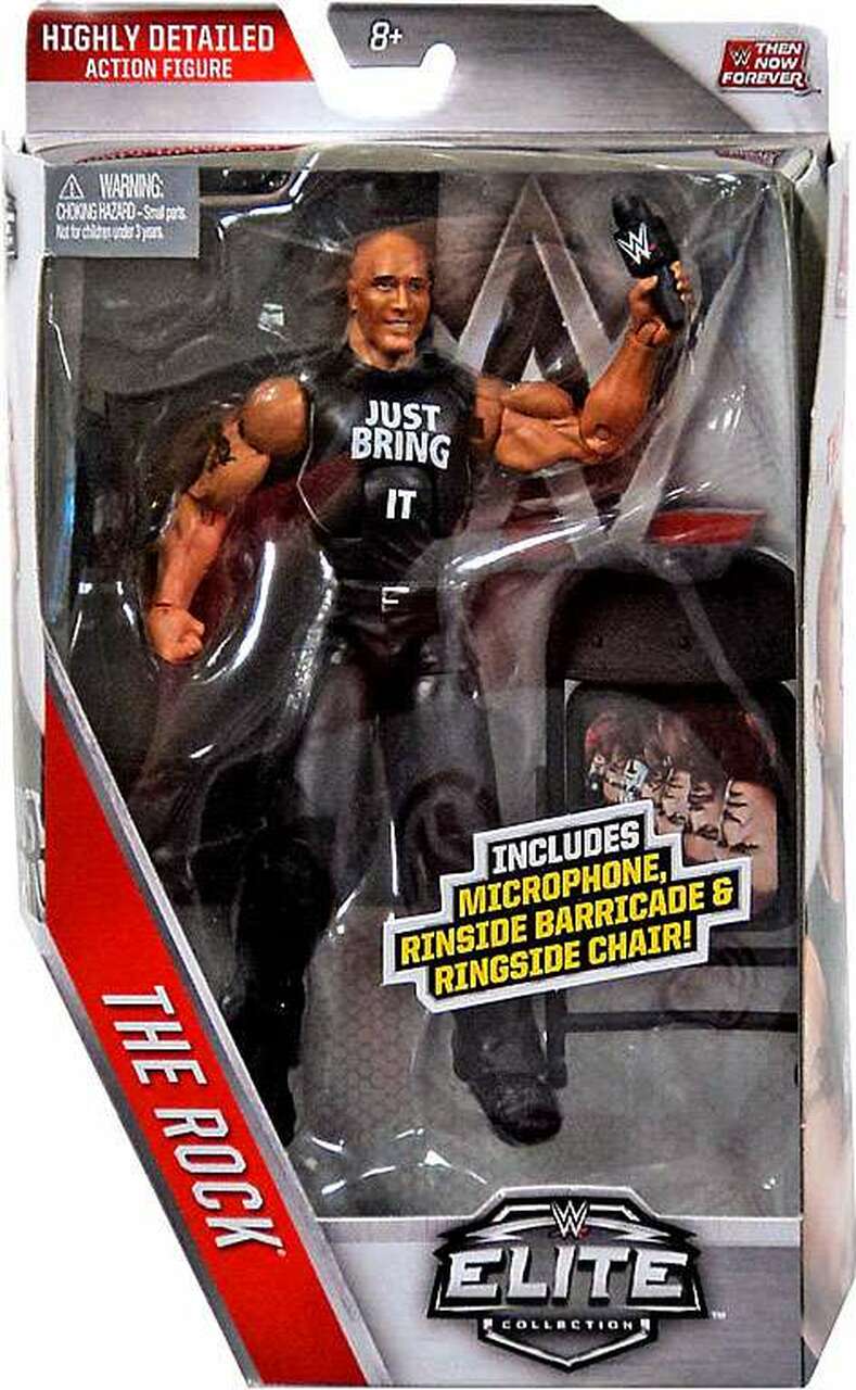 WWE Mattel Then, Now, Forever 1 The Rock [Exclusive] Action & Toy Figures PWcatalog