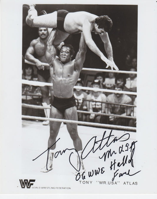 1983 Tony "Mr. USA" Atlas (Signed)
