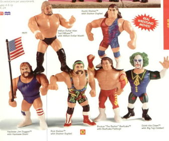 WWF Hasbro Unreleased/Prototype Mega Maniac Brutus "The Barber" Beefcake [Unreleased] Action & Toy Figures PWcatalog