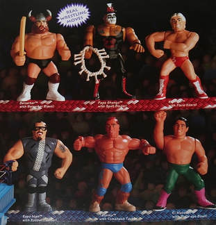 WWF Hasbro Unreleased/Prototype Berzeker & Tatanka [Unreleased] Action & Toy Figures PWcatalog