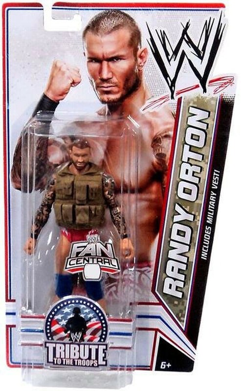 WWE Mattel Tribute to the Troops Randy Orton [With Brown Vest, Exclusive] Action & Toy Figures PWcatalog
