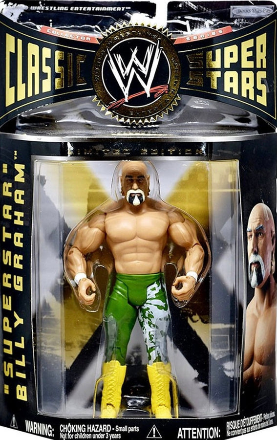 WWE Jakks Pacific Classic Superstars "Superstar" Billy Graham [With Green Tights, Exclusive] Action & Toy Figures PWcatalog