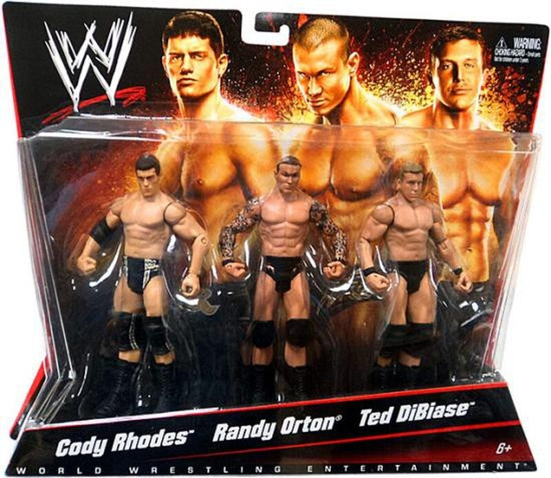 WWE Mattel 3-Packs 1 Cody Rhodes, Randy Orton & Ted DiBiase [Exclusive]