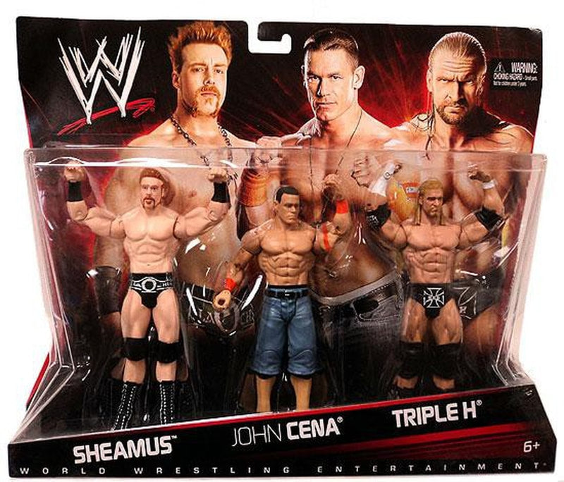 WWE Mattel 3-Packs 2 Sheamus, John Cena & Triple H [Exclusive]