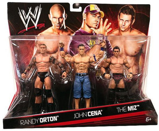 WWE Mattel 3-Packs 2 Randy Orton, John Cena & The Miz [Exclusive]