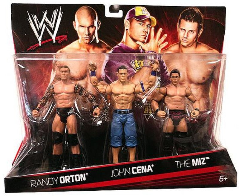WWE Mattel 3-Packs 2 Randy Orton, John Cena & The Miz [Exclusive] Action & Toy Figures PWcatalog