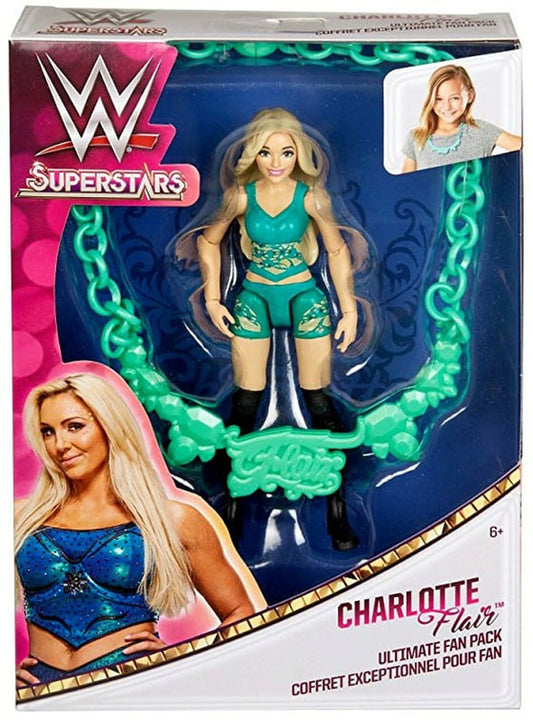 WWE Mattel Superstar Fashions 6-Inch Charlotte Flair Ultimate Fan Pack