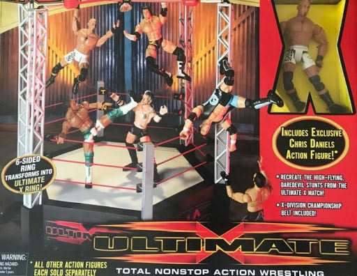TNA/Impact Wrestling Marvel Toys TNA Wrestling Impact! Wrestling Rings & Playsets: Ultimate X Playset [With Christopher Daniels] Action & Toy Figures PWcatalog