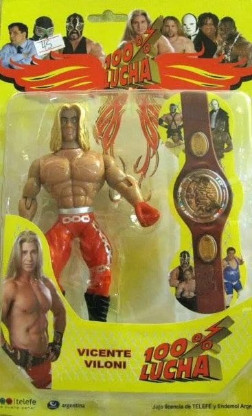 100% Lucha Telefe Vincente Viloni [With Red Tights] Action & Toy Figures PWcatalog