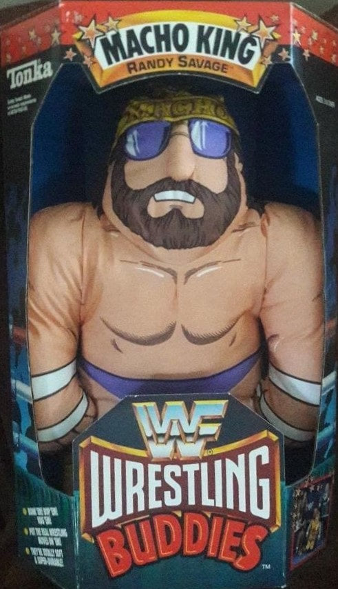 WWF Tonka Wrestling Buddies "Macho King" Randy Savage 1990 Action & Toy Figures PWcatalog