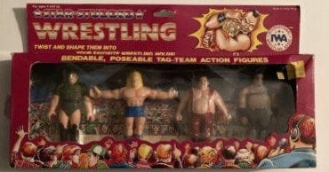 IWA Star-Studded Wrestling Bendable Action Figures Multipack: Faces: Major Disaster, Killer Klondike, The Bulgarian Blimp & The Iron Barbarian Action & Toy Figures PWcatalog
